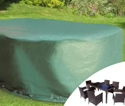 BellaCasa Garten-Abdeckhülle für Tisch und 6 Stühle