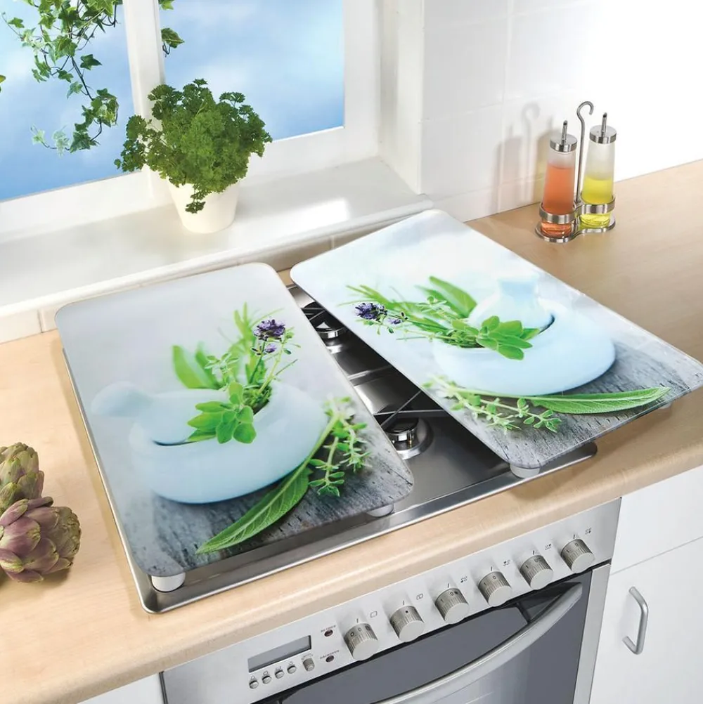 Sonstiges Küchenhelfer & Kochzubehör-Abdeckplatten Universal 2er-Set Kräutergarten