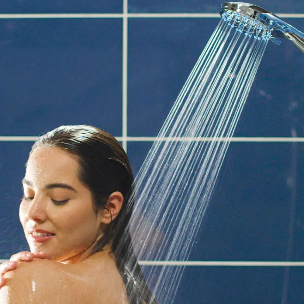 Keine Körperpflege & Hygiene|Reinigung-Aquacare Duschkopf Set mit Schlauch & Wandhalterung