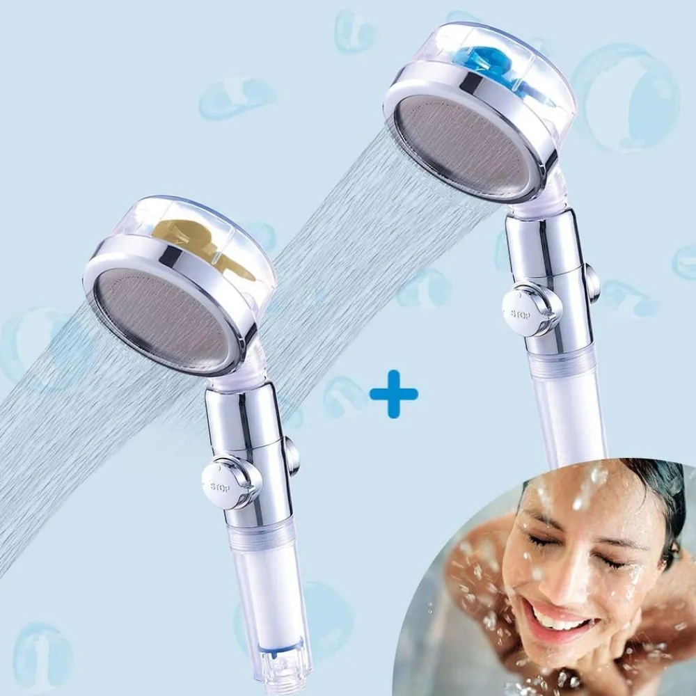 Aquadon Gesundheit & Wohlbefinden|Massage & Wellness-EcoTornado wassersparender Duschkopf 1+1 GRATIS