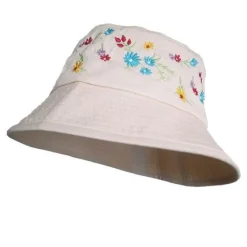 Sonstiges Textil|Garten-Bestickter Blumenhut