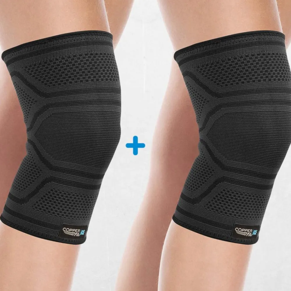 Mediashop.tv Gesundheit & Wohlbefinden-Copper Fit Ice Knee Sleeve Knie-Stützmanschette