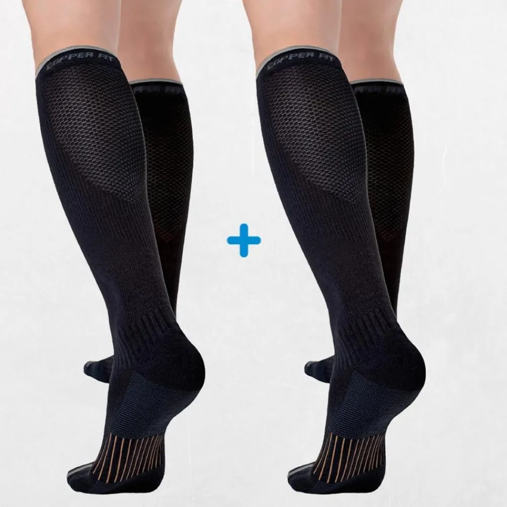 Mediashop.tv Textil|Gesundheit & Wohlbefinden-Copper Fit Support Socks Stützstrümpfe
