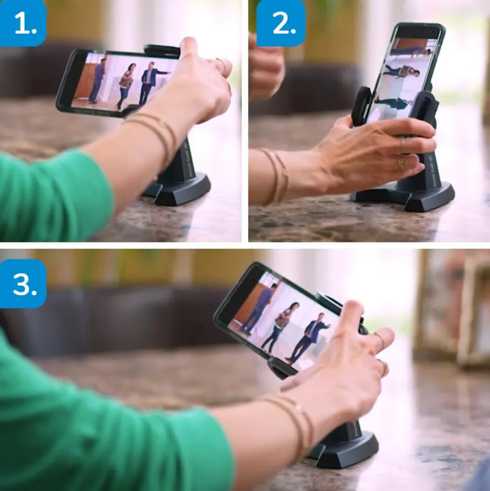 Mediashop.tv Clevere Alltagshelfer|Smarte Haushaltshelfer-Desk Call flexible Handyhalterung