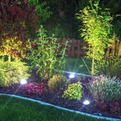Keine Garten-Disk Lights Solarleuchte 4er Set / 4er Set