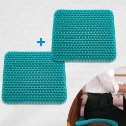 Dreamolino Gesundheit & Wohlbefinden|Nützliche Helfer Für Das Beste Alter-SoftSitter Sitzkissen mit Wabenstruktur 1+1 GRATIS