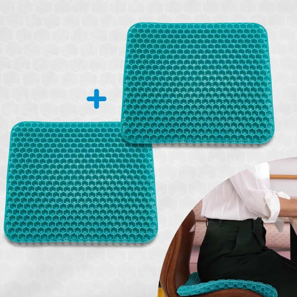 Dreamolino Gesundheit & Wohlbefinden|Nützliche Helfer Für Das Beste Alter-SoftSitter Sitzkissen mit Wabenstruktur 1+1 GRATIS