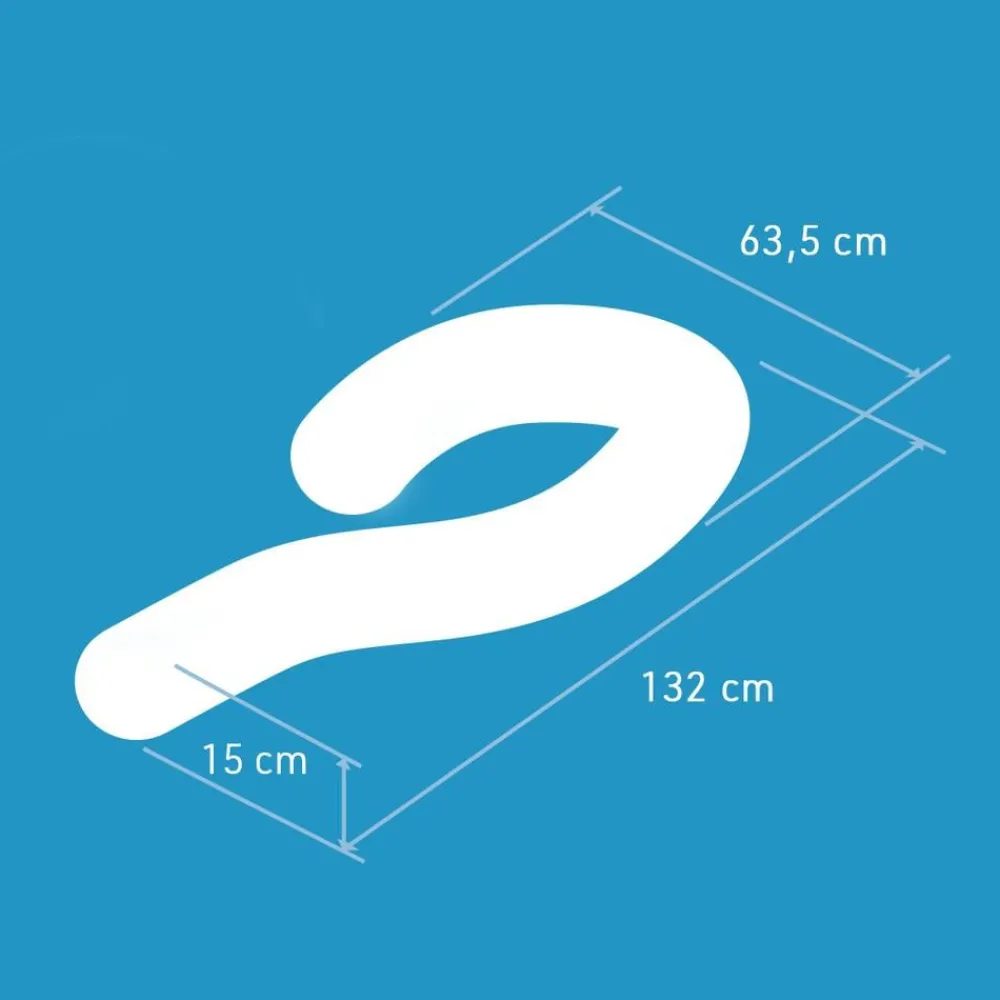 Dreamolino Mehr Komfort Im Alltag|Kissen & Polster-SwanPillow ergonomisches Seitenschläferkissen inkl. Kissenbezug