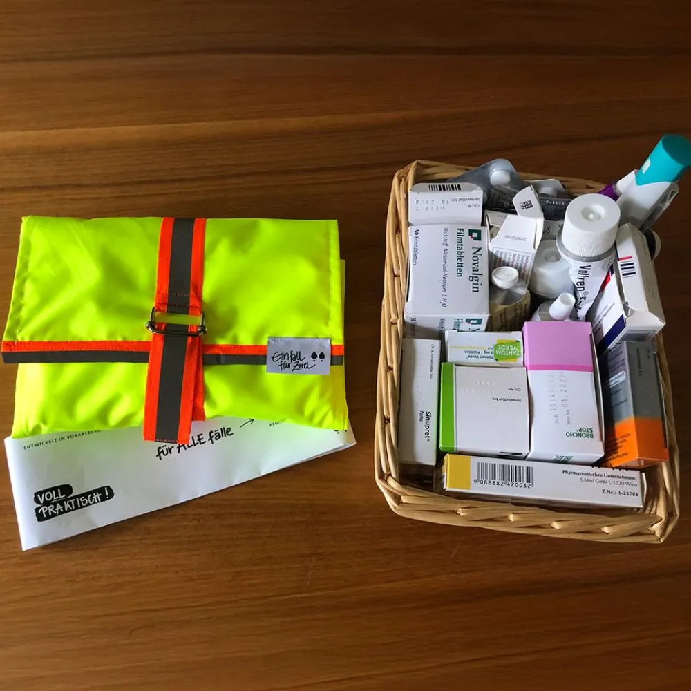 Sonstiges 2 Minuten 2 Millionen|Gesundheit & Wohlbefinden-Einfall für Zwei - fürALLEfälle Medikamententasche