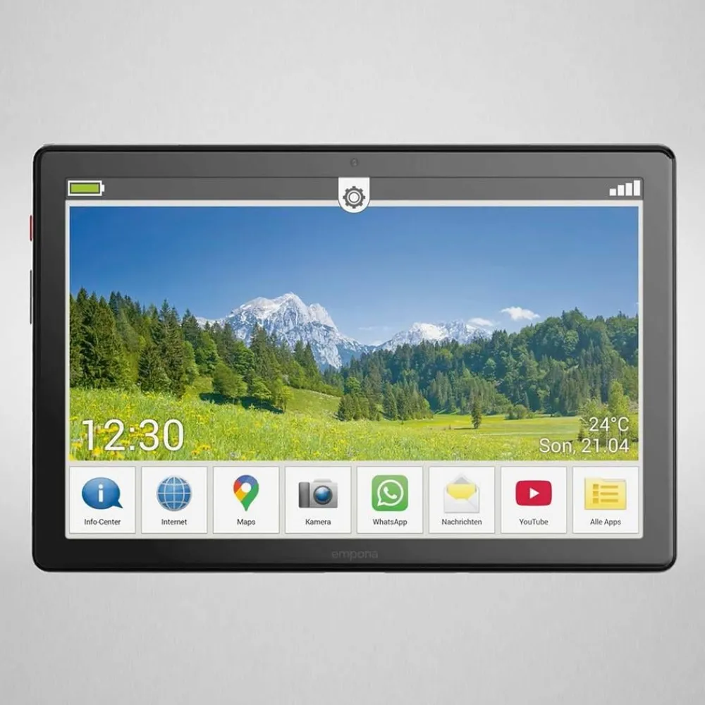 Keine Clevere Alltagshelfer|Spiel & Spaß-emporia Tablet 10.1 Zoll inkl. Ladeschale mit Wandhalterung