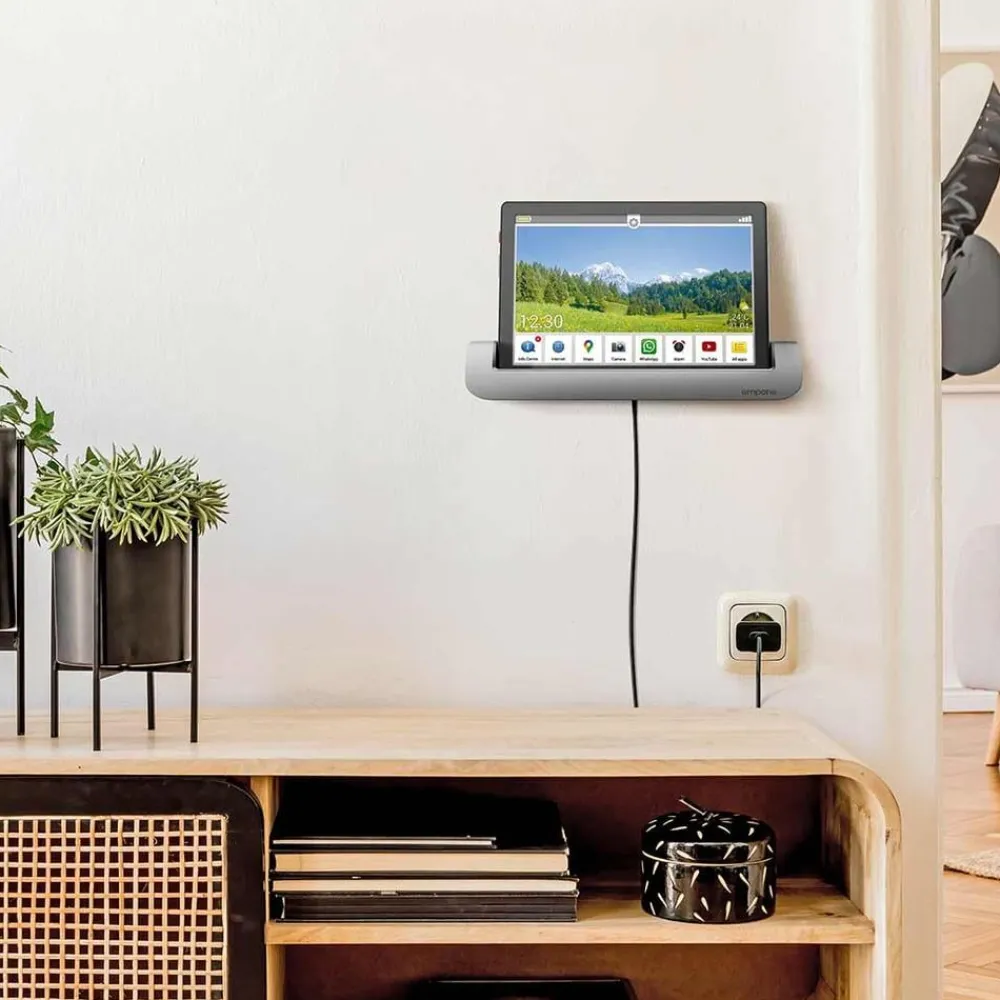 Keine Clevere Alltagshelfer|Spiel & Spaß-emporia Tablet 10.1 Zoll inkl. Ladeschale mit Wandhalterung