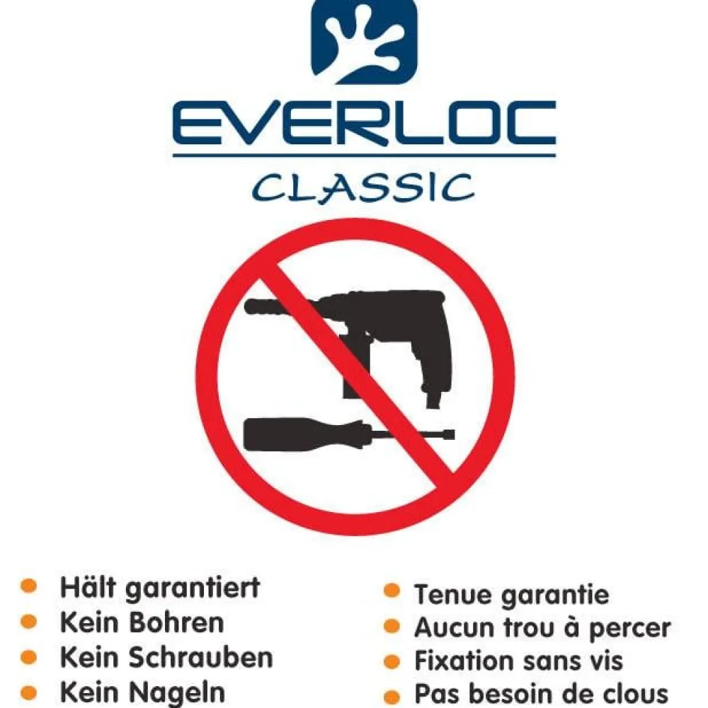 EVERLOC Heimwerken|Smarte Haushaltshelfer-Haken-Set 2er-Set klein