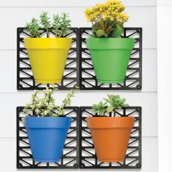 Sonstiges Garten-Farbige Blumentöpfe 4er-Set