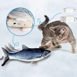 Keine Tierwelt-Flippity Fish interaktives Katzenspielzeug (B-Ware)