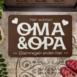Keine Spiel & Spaß|Smarte Haushaltshelfer-Fußmatte Oma & Opa
