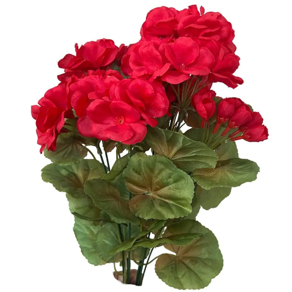 Sonstiges Garten-Geranien Kunstblumen 3er-Set