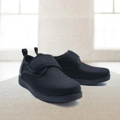 Keine Textil|Nützliche Helfer Für Das Beste Alter-Gold Care schwarz unterstützender Schuh