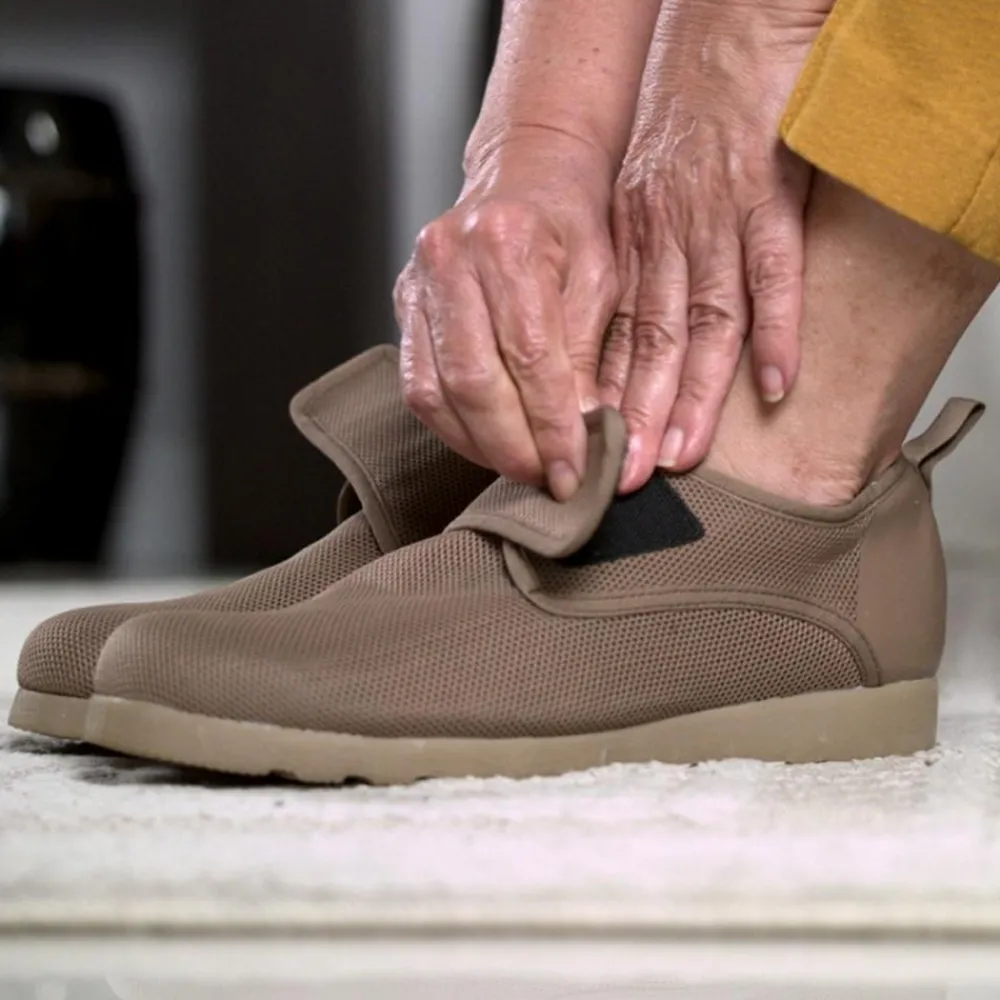 Keine Textil|Nützliche Helfer Für Das Beste Alter-Gold Care schwarz unterstützender Schuh