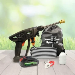 Hammersmith Auto|Garten-HydroBlast Akku Druckreiniger inkl. Zubehör GRATIS