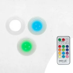 HandyLux Beleuchtung-Color Click LED-Lichter 3er-Set