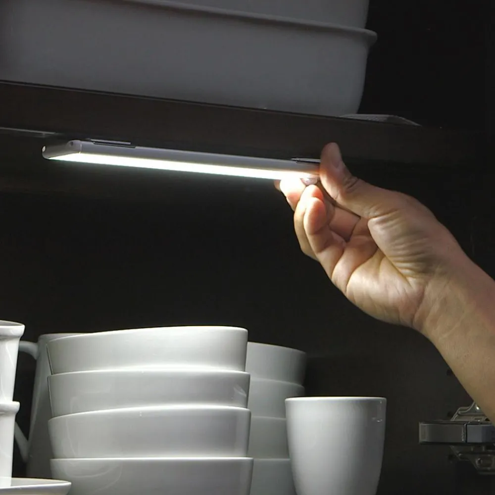 HandyLux Clevere Alltagshelfer|Smarte Haushaltshelfer-Slim Bright magnetische Power-LED-Leiste 1+1 GRATIS