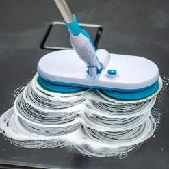 Hurricane Reinigung-Floating Mop Akku Bodenwischer Sparset inkl. 24 Reinigungspads