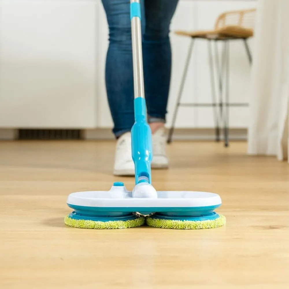 Hurricane Reinigung-Floating Mop Akku Bodenwischer Sparset inkl. 24 Reinigungspads