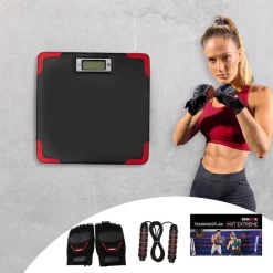 Kendox Trainingsgeräte-HiiT Extreme Wandboxkissen inkl. Handschuhen & Springseil