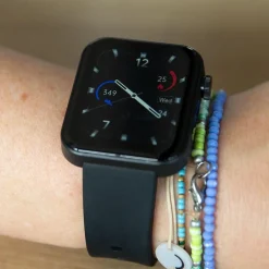 Kendox Gesundheit & Wohlbefinden|Trainingshilfen-LifeTracker 2in1 Smartwatch & Fitnessuhr inkl. USB Kabel & Adapter