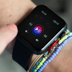 Kendox Gesundheit & Wohlbefinden|Trainingshilfen-LifeTracker 2in1 Smartwatch & Fitnessuhr inkl. USB Kabel & Adapter