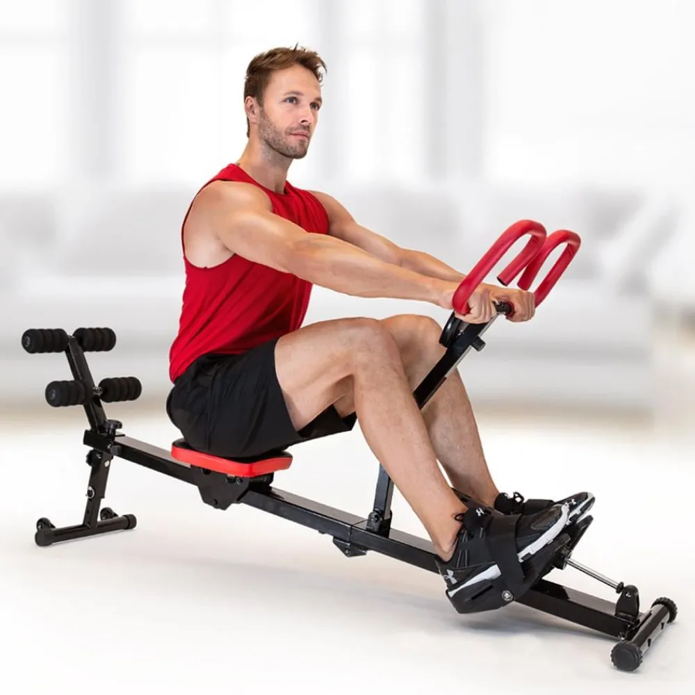 Kendox Trainingsgeräte-RowShaper Expert Fitness-Rudergerät inkl. Zubehör GRATIS