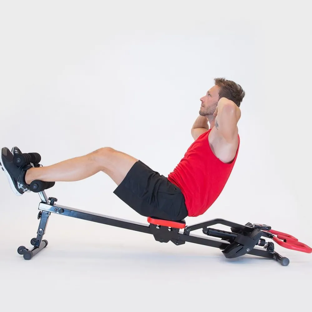 Kendox Trainingsgeräte-RowShaper Expert Fitness-Rudergerät inkl. Zubehör GRATIS