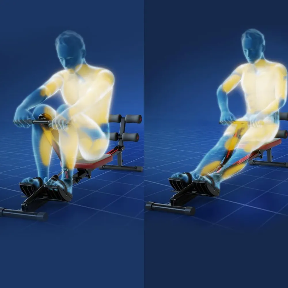 Trainingsgeräte-Kendox RowShaper Rudergerät inkl. Zubehör GRATIS