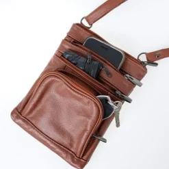 Sonstiges Clevere Alltagshelfer|Textil-Leder Umhängetasche