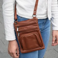 Sonstiges Clevere Alltagshelfer|Textil-Leder Umhängetasche