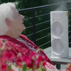 Livington Luftkühler-AquaBreeze Dual-Nebel-Ventilator