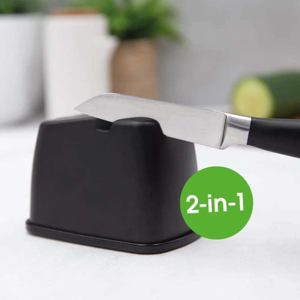 Livington Messer & Messerschärfer-BladeStar Power Vollautomatischer 2-in-1 E-Messerschärfer