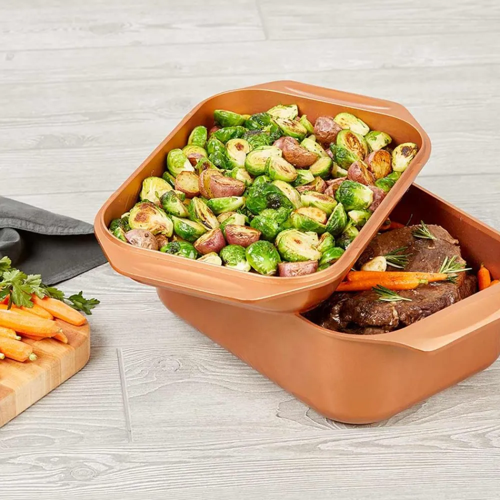 Livington Pfannen & Töpfe-Copperline WonderCooker multifunktionales Kochgeschirr (B-Ware)