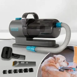 Livington Tierwelt-FurVac Pro Tierhaarsauger Komplettset inkl. Trimmer