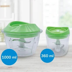 Livington Küchengeräte|Zerkleinerer, Hobel, Reiben, Raspeln-MagiCut Multi-Zerkleinerer 9tlg. Set