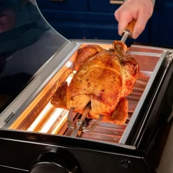 Livington Küchengeräte-Rotisserie Chef Tischgrill inkl. Zubehör GRATIS