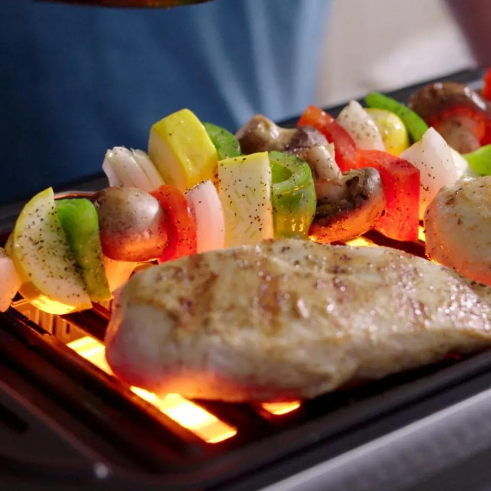 Livington Küchengeräte-Rotisserie Chef Tischgrill inkl. Zubehör GRATIS