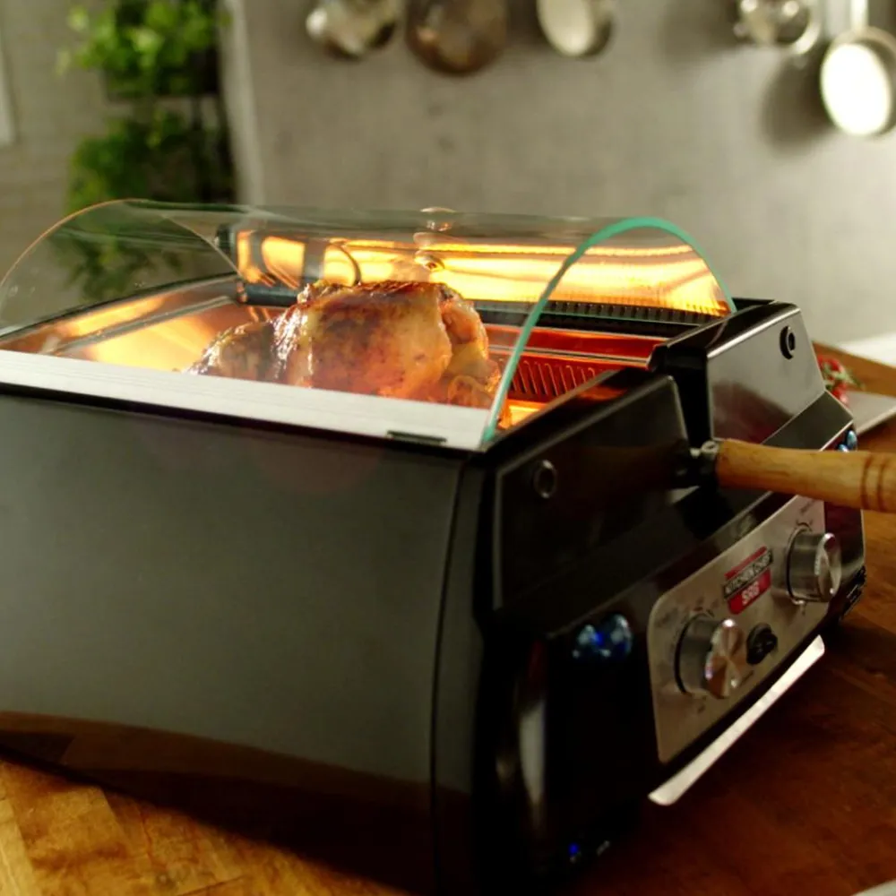 Livington Küchengeräte-Rotisserie Chef Tischgrill inkl. Zubehör GRATIS