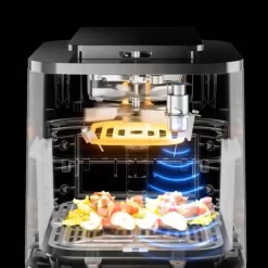 Livington Küchengeräte-Smart MultiFryer Heißluftfritteuse mit SmartSensor-Technologie