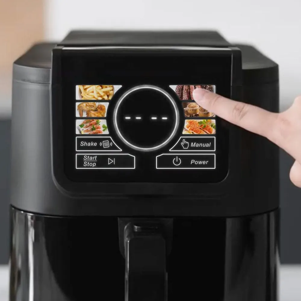 Livington Küchengeräte-Smart MultiFryer Heißluftfritteuse mit SmartSensor-Technologie