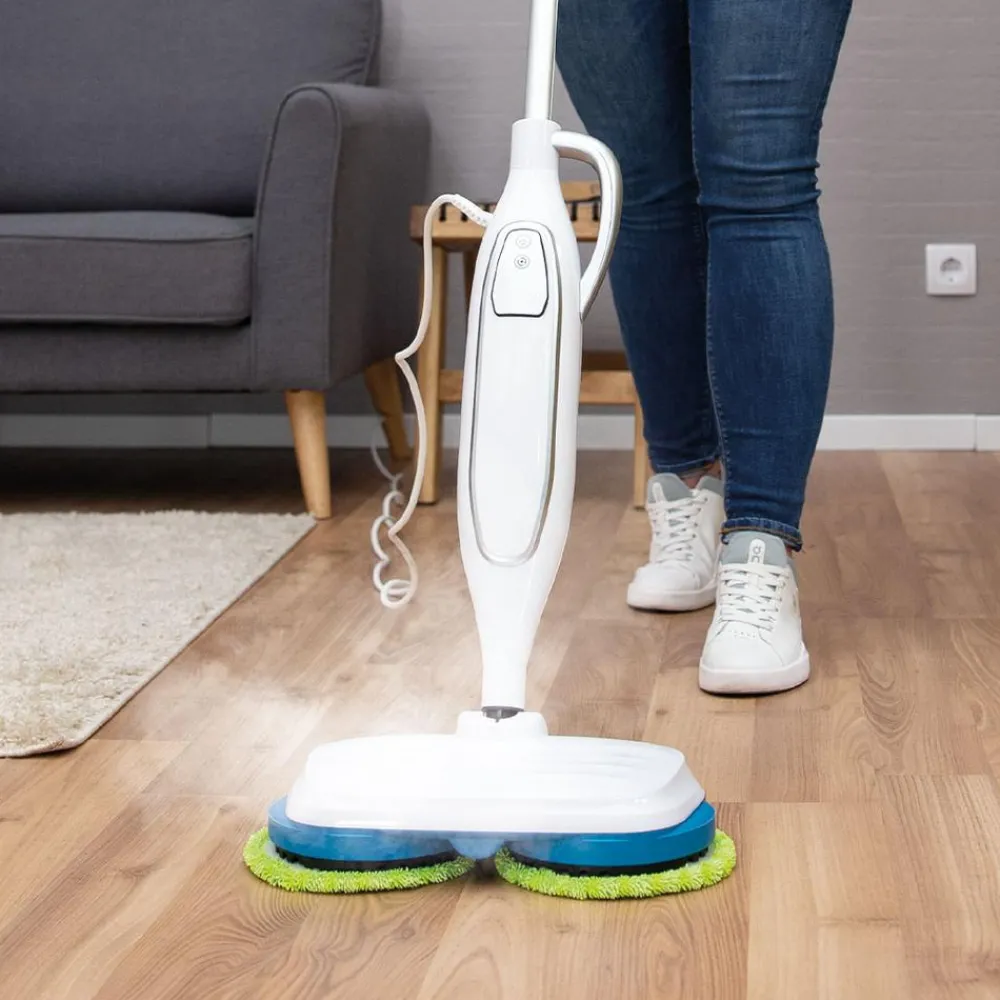 Livington Reinigung-Steam Twister rotierender Dampfreiniger inkl. Zubehör GRATIS
