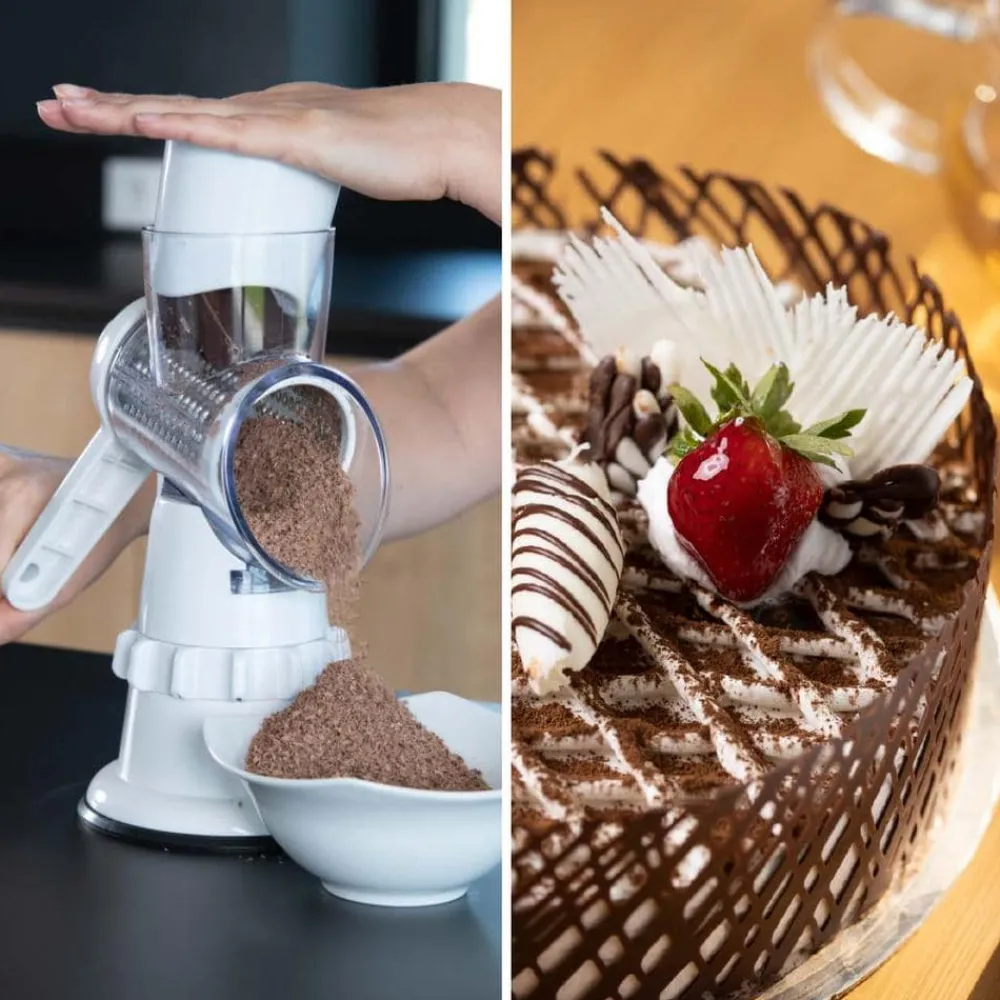Livington Küchenhelfer & Kochzubehör|Küchengeräte-Sumo Slicer 3in1 Trommelreibe