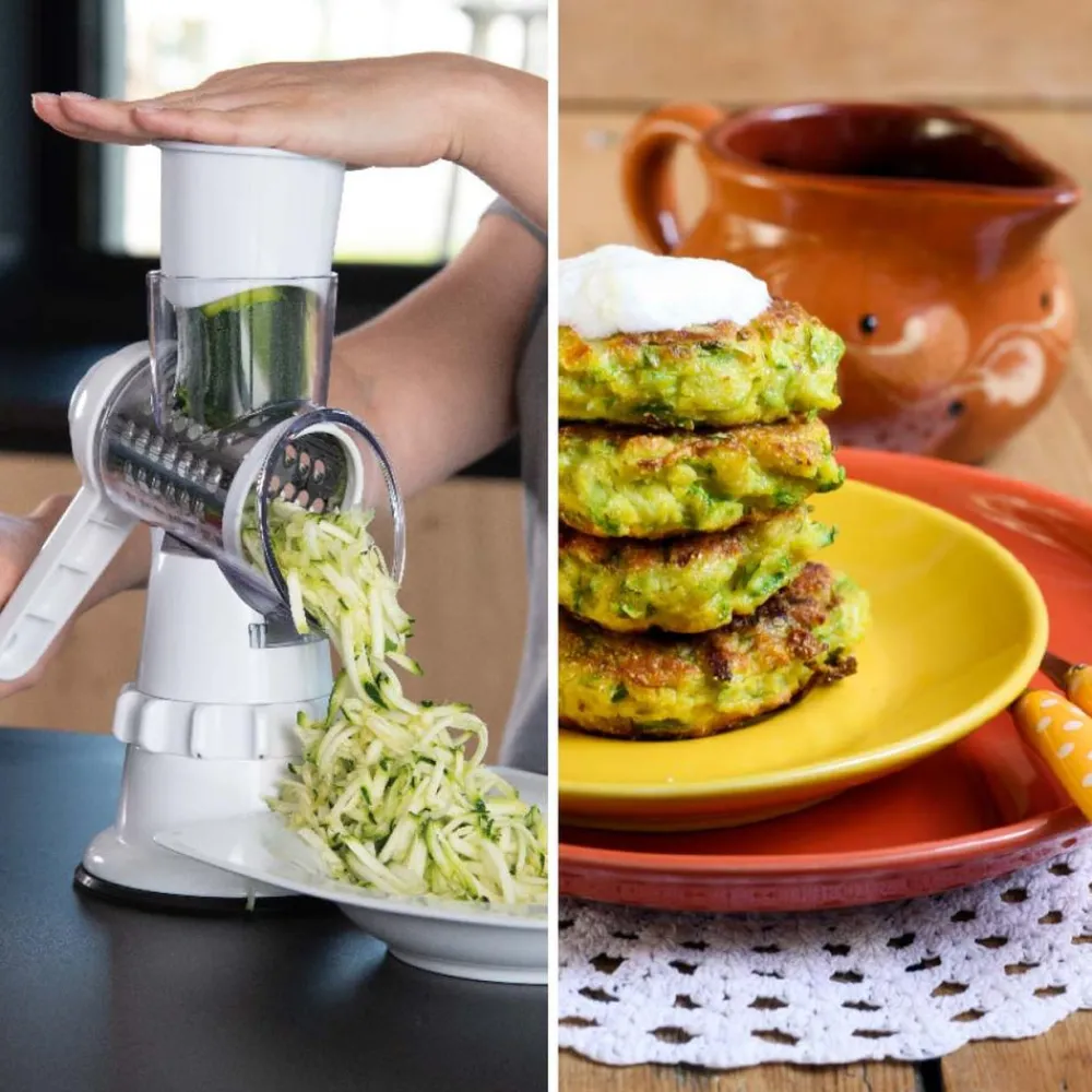 Livington Küchenhelfer & Kochzubehör|Küchengeräte-Sumo Slicer 3in1 Trommelreibe