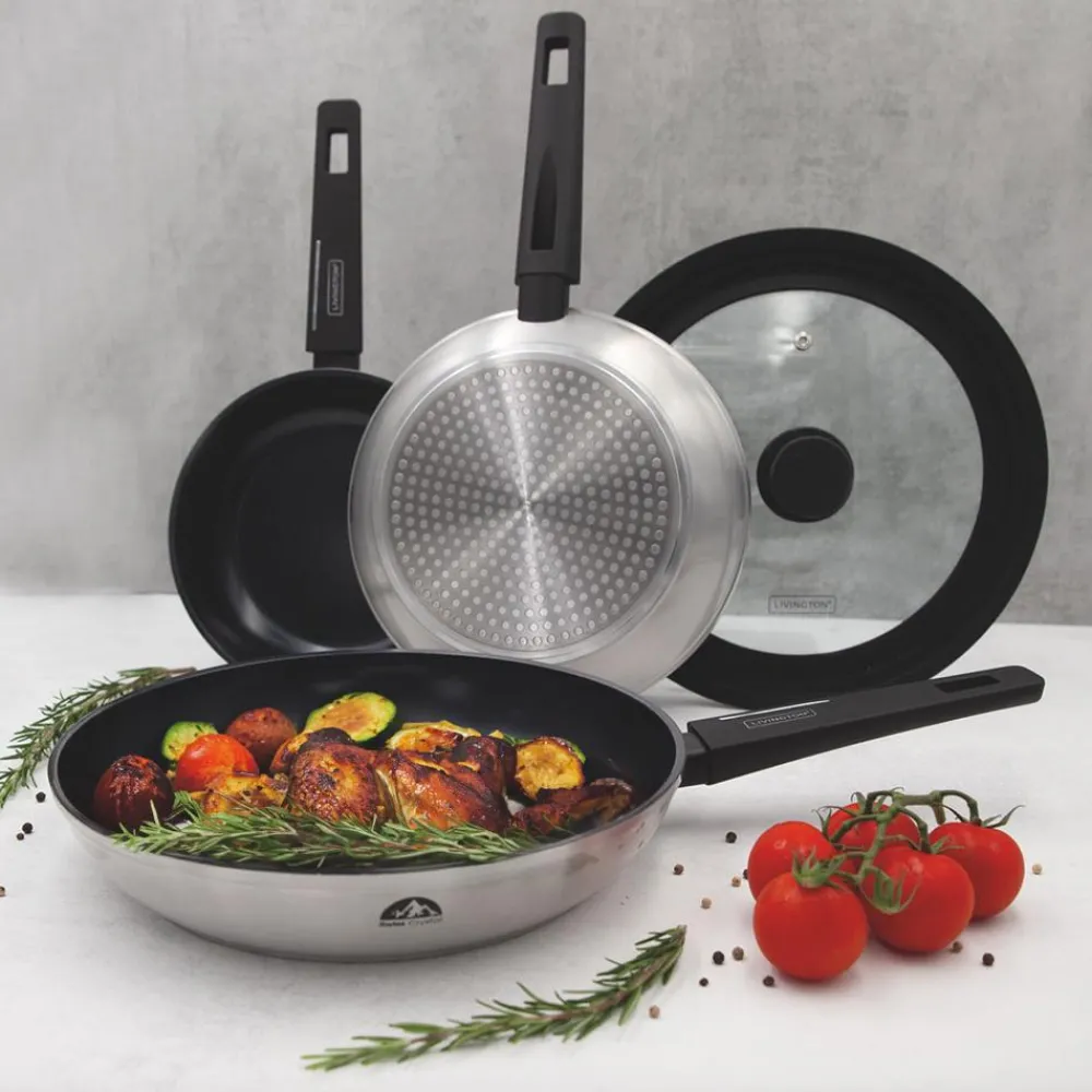 Livington Pfannen & Töpfe-Swiss Crystal Pans Pfannenset