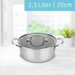 Livington Pfannen & Töpfe-Titan Pot Kochtopf / 20 cm / 2,3l